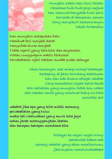 Salah satu contohnya adalah 5 bait puisi berjudul malam bahagia, makna didalamnya mungkin sama dengan apa yang kita rasakan. Kumpulan Puisi Persahabatan Pendek Cinta Sejati Terbaru ...