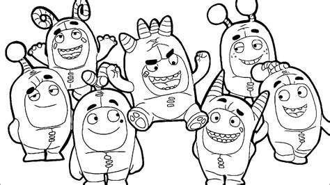 Oddbods Coloring Pages Free Coloring Pages For Kids