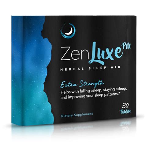 Zenluxe Pm Extra Strength Herbal Sleep Aid For Restorative Sleep