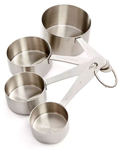 Martha Stewart Collection Stainless Steel Measuring Cups Created For