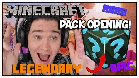 Een Legendary Pack Minecraft Pack Opening Youtube