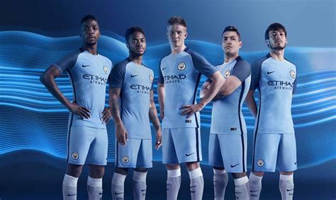 In recent seasons, nike have favoured a darker away shirt which has either been black or navy. Man City Home Kit 2016-2017 - Buy Online >>