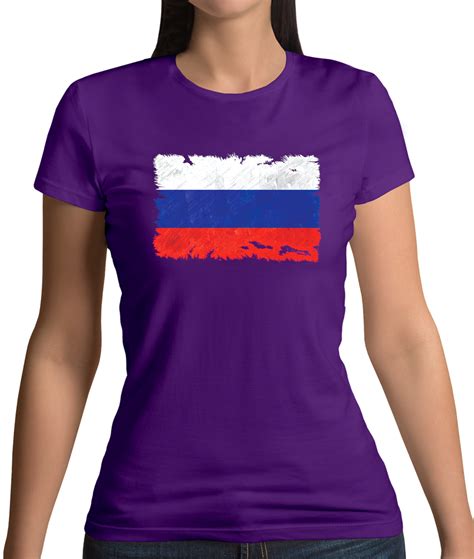 Russia Flag Womens T Shirt Russian Flags Putin Federation Ebay