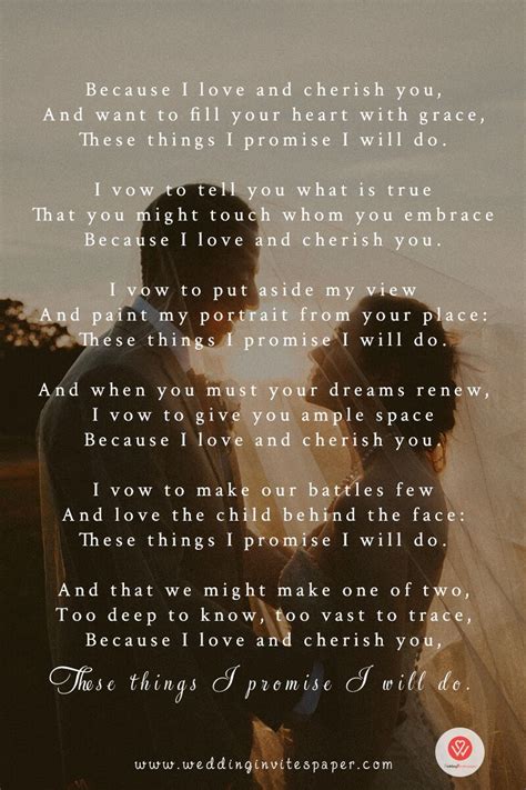 15 Romantic Non Traditional Wedding Vows For Your Ceremony Artofit