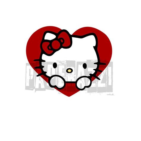 Hello Kitty Valentine SVG Electronic cutting files for Cricut Design