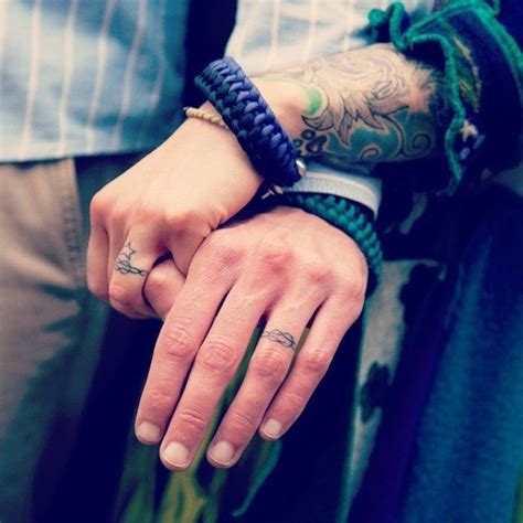 To find the perfect men's wedding band for you or your guy, start by considering these six factors. Wedding Ring Tattoos for Men - Ideas and Inspiration for Guys