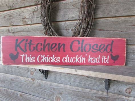 Create stylish home decor with shutterfly. Funny sign kitchen sign chicken sign kitchen decor