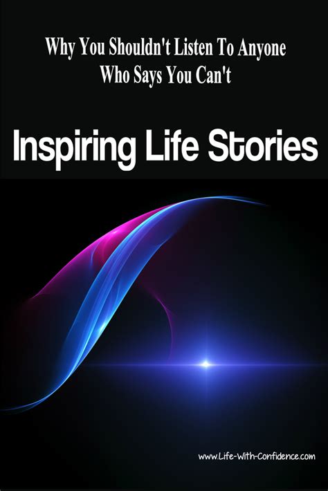 Inspirational People and their Inspirational Stories