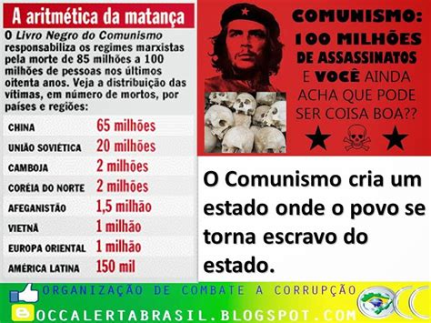 Occ Alerta Brasil Comunismo E Socialismo A Face Do Mesmo Regime Genocida O Comunismo Matou
