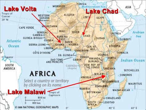 Lake edward is the smallest of the great lakes of africa. The Physical Features of Sub Saharan Africa