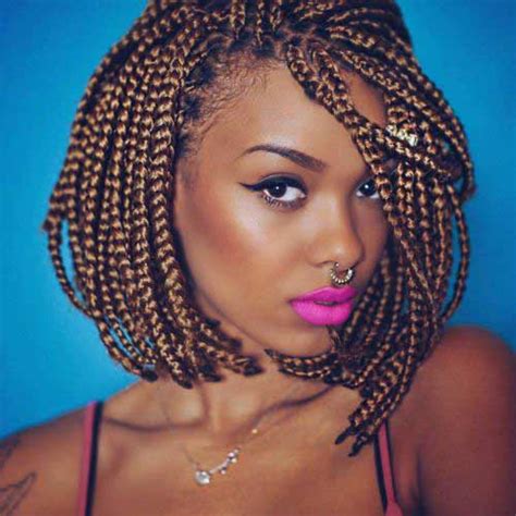 You can style it in lots of braids, up in a ponytail, in a bun, really the possibilities are endless. Amazing Hairdos for Black Ladies with Box Braids | Short ...