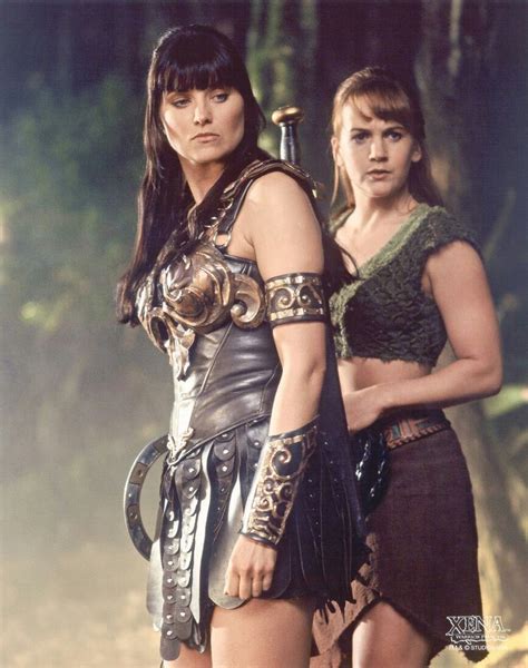Lucy Lawless Xena And Gabrielle Amazon Queen Paddy Kelly Plus Tv