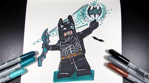 How To Draw Batman Lego Speed Draw 43 Youtube