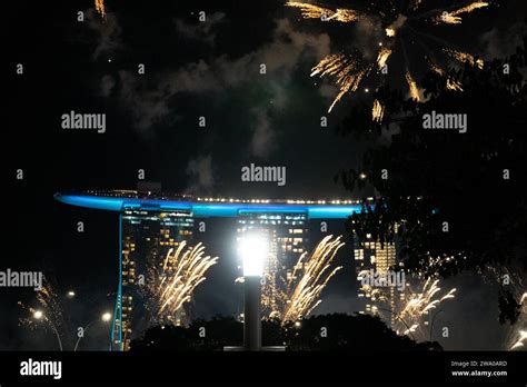 Singapore Singapore Asia December 31 2023 New Year S Eve And New