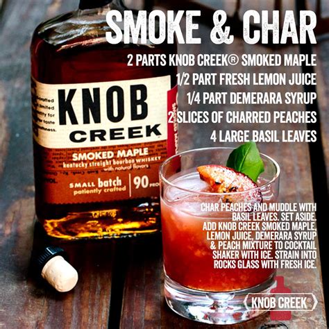 Easy to mix and smooth to. Knob Creek Smoked Maple Review : Bourbon : DrinkWire