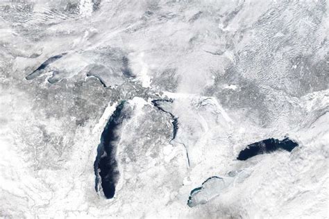 Ice Age Cometh Great Lakes Ice Cover Spreading Rapidly Lake Superior