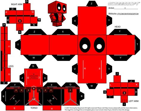 It's not like a regular. CUBECRAFT : Deadpool cubeecraft | Cubecraft, Manualidades ...