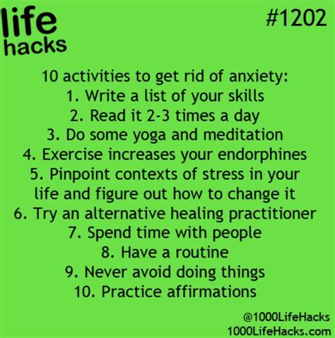 10 Activities To Get Rid Of Anxiety Musely
