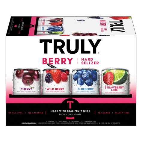 Truly Hard Seltzer Berry Mix Pack 12 Oz Cans Shop Malt Beverages
