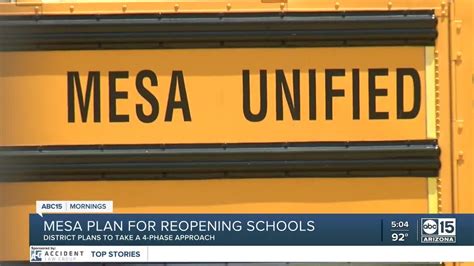 Mesa Public Schools Decide On Phased Approach To Fall Semester Youtube