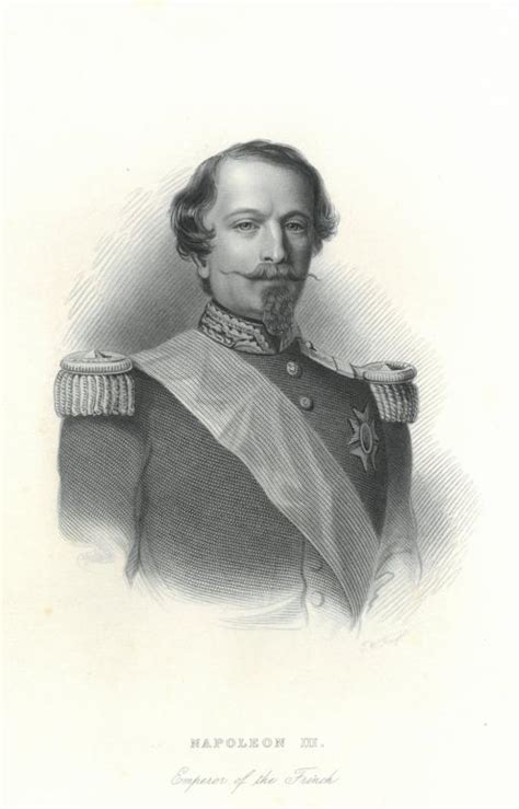 Napoleon Iii Kaiser Der Franzosen 1808 1873 Halbfigur Nach