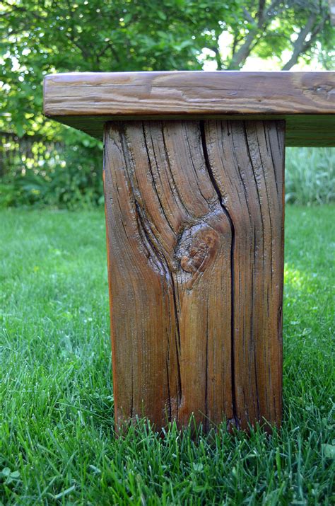 How to build a rustic outdoor bench. Rustic wood outdoor bench - Abodeacious