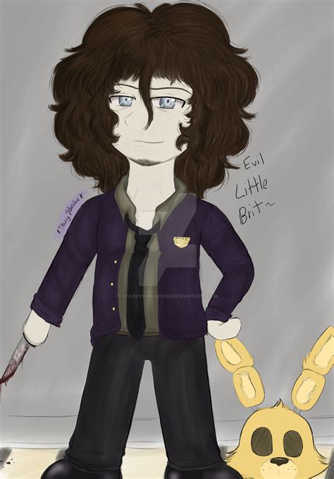 Too Cute To Be A Murderer Chibi William Afton By Starrywonder355 On