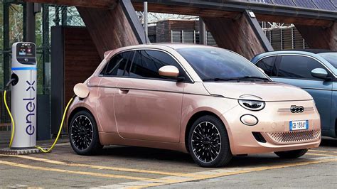 Dedicated blue fabric seats with fiat monogram. Fiat 500 Electric 3+1 Debuts As More Practical Mini EV ...