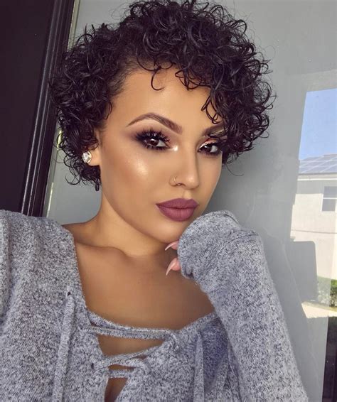 Image May Contain 1 Person Short Natural Hair Styles Curly Hair