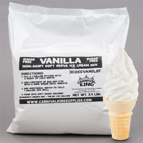 Buy TableTop King Non Dairy And Sugar Free Vanilla Soft Serve Ice Cream Mix Lb Bag Case