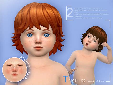Sims 4 Ccs The Best Toddlers Skin By S Club