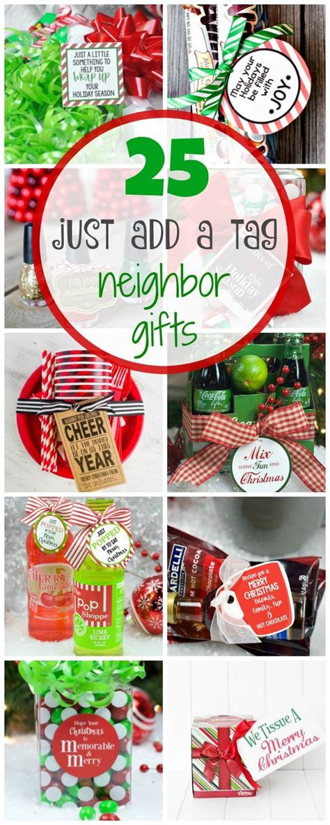 Just Add A Tag Neighbor T Ideas Christmas Neighbor Homemade
