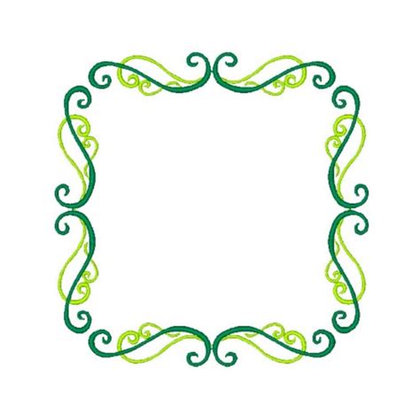 Scroll Border Embroidery Design