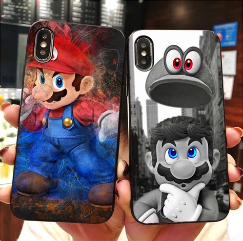 Cartoon Super Marios Soft Silicone Tpu Phone Cover Case For Iphone Max