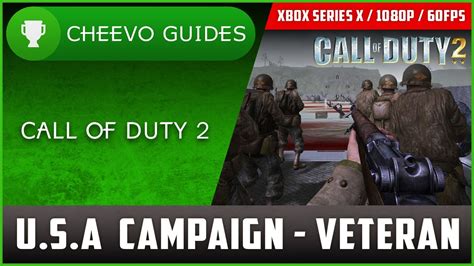 Call Of Duty 2 United States Usa Campaign Veteran Difficulty