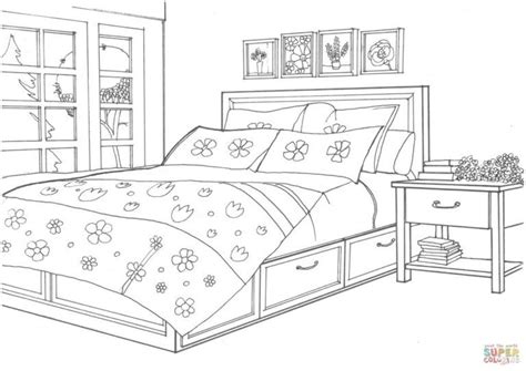 Dormitorio Dibujo Para Colorear Children Coloring Fancy Bedroom