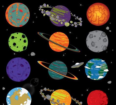 Pin By Cassy Chester On Planets Digital Clip Art Space Art Clip Art