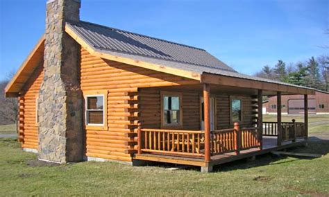 Small Log Cabins With Lofts Small Square Log Cabin With