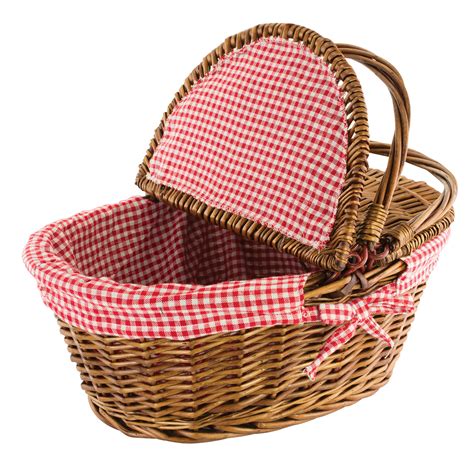 country style wicker picnic basket kovot