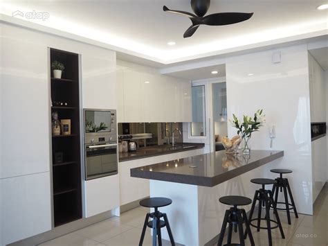 Minimalistic Modern Kitchen Condominium Design Ideas And Photos Malaysia