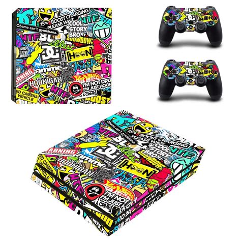 High Quality Vinyl Skin Sticker For Sony Ps4 Pro Console And 2