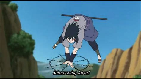 Sasuke S New Summoning Jutsu Naruto Shippuden Youtube