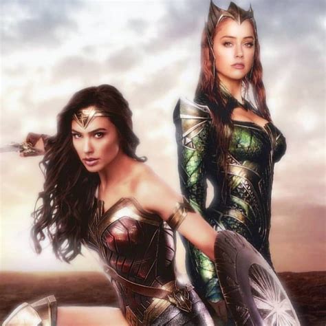 Lmh Gal Gadot And Amber Heard Wonder Woman Women Gal Gadot