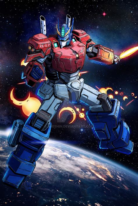 Gundamxtransformers Optimus Prime By Geeshin On Deviantart