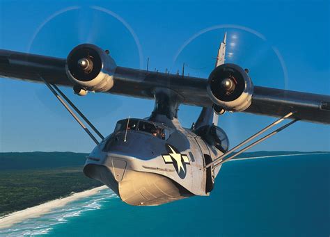 Pby Catalina Amphibious Aircraft Wwii Aircraft Flying Boat