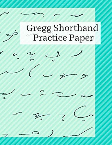 Gregg Shorthand Practice Paper Gregg Shorthand Notebook For Faster