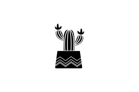Black Cactus Graphic By Daisy Things · Creative Fabrica
