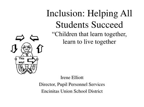Ppt Inclusion Helping All Students Succeed Children That Learn