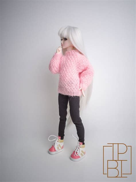 Minifee Doll Sweater Knitting Pattern For Slim Msd Bjd Etsy