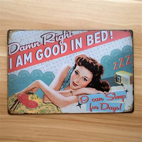 UA X 0286 Free Shipping Sexy Lady Drink Damm Beer Metal Tin Signs